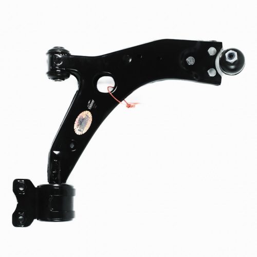 Lengőkar, kerékfelfüggesztés, tartó-/vezetőcsuklóval, gumicsapággyal, elsőtengely, jobb, kívül, alul, keresztlengőkar