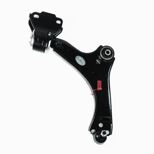 Lengőkar, kerékfelfüggesztés, tartó-/vezetőcsuklóval, gumicsapággyal, elsőtengely, jobb, kívül, alul, keresztlengőkar