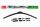 windscreen wiper, 450mm (18") universial, flat profile, multi adapter